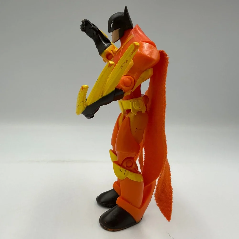 Batman The Brave and the Bold Orange Suit Action Figure with Cape and‎ Blades